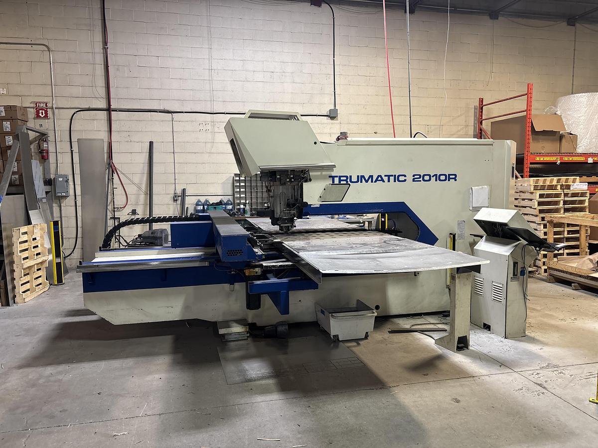 Used 20 TON, TRUMPF TRUMATIC, 2010R, CNC TURRET PUNCH