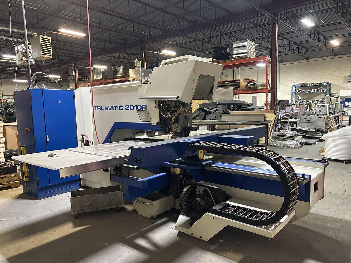 Used 20 TON, TRUMPF TRUMATIC, 2010R, CNC TURRET PUNCH
