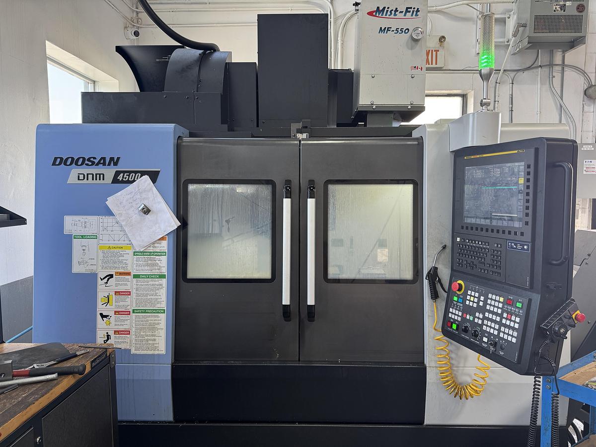 Used 2022 DOOSAN MODEL DNM 4500 VERTICAL MACHINING CENTER