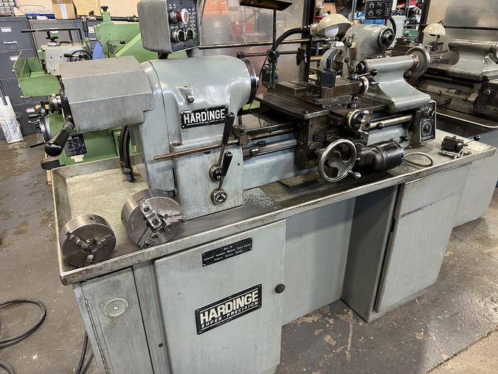Used 11" X 18" HARDINGE, MODEL TFB-H, SUPER PRECISION TOOLROOM LATHE