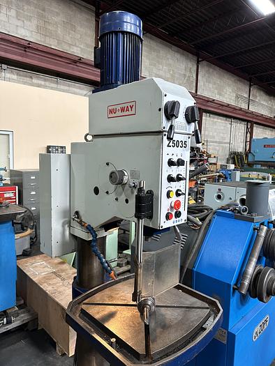 Used 1-3/8" DRILLMASTER GEARED HEAD FLOOR STANDING DRILLING MACHINE