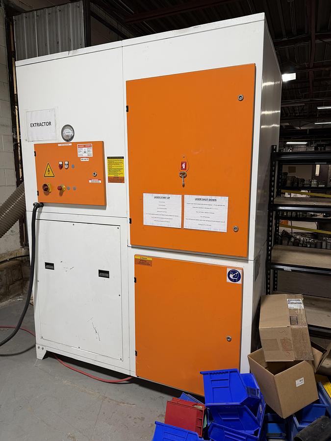 Used 5' X 10'. ERMAKSAN, 1000 WATT, CNC FIBER LASER