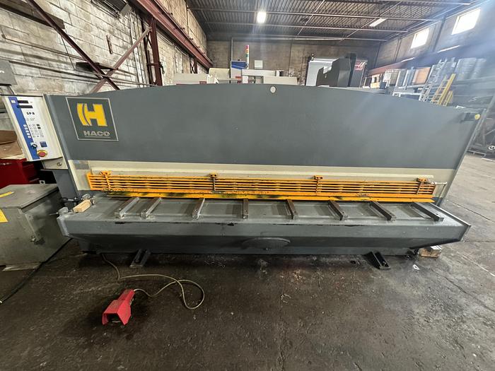 Used 2008 HACO 10' X 1/4" HYDRAULIC SHEAR