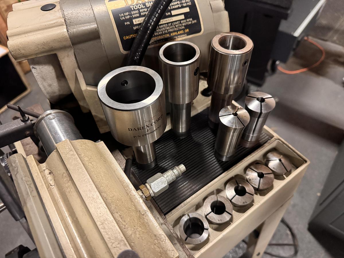 Used DAREX, E-90, END MILL SHARPENER