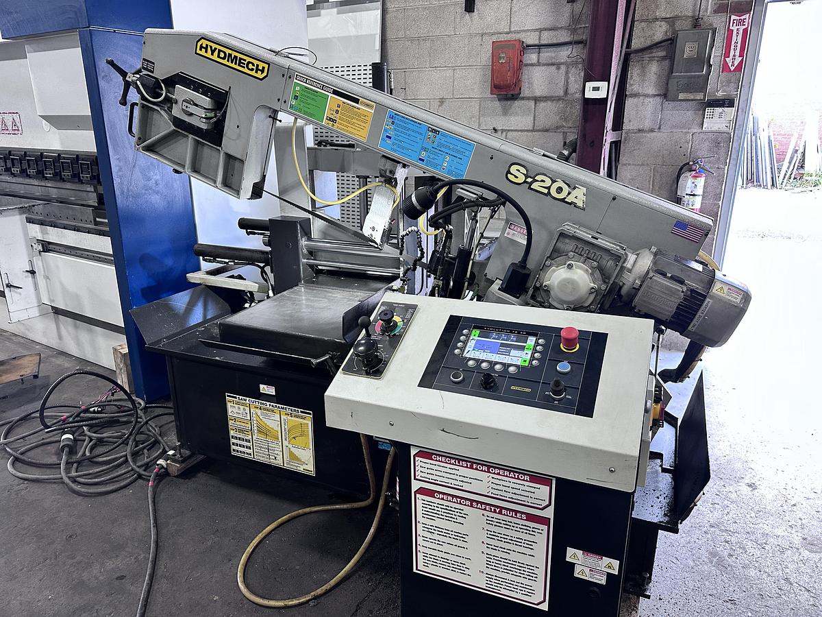 Used 13" X 18", HYD-MECH, MODEL S20A, FULLY AUTOMATIC HORIZONTAL BANDSAW - 2021
