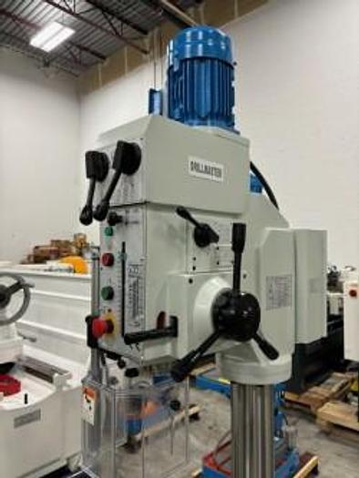 "NEW", DRILLMASTER, 1-3/8", GEARED HEAD DRILLING MACHINE, W/ POWER QUILL FEED