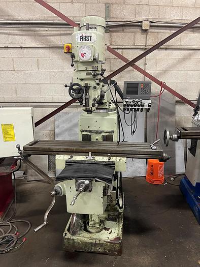Used 10" X 50" FIRST, MODEL LC-185VS, VERTICAL MILLING MACHINE