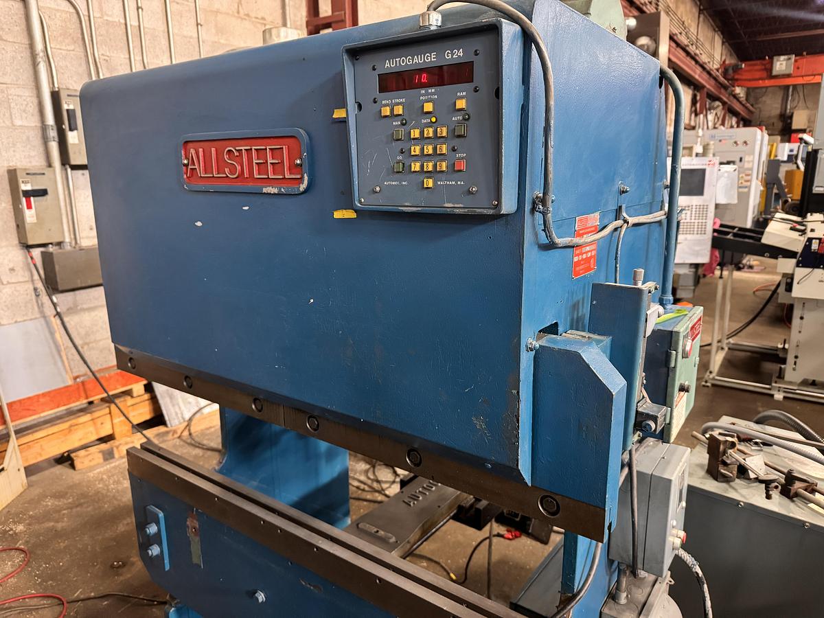 Used 20 TON X 4', ALLSTEEL, MODEL, 20-4, HYDRAULIC PRESS BRAKE