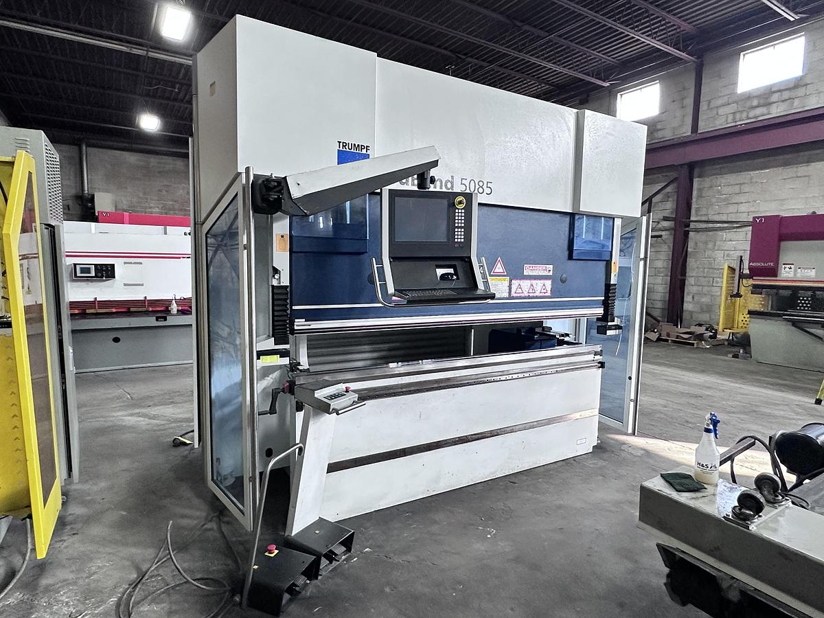 Used 94 TON X 107", TRUMPF, 2012, MODEL TRUBEND 5085, CNC HYDRAULIC PRESS BRAKE