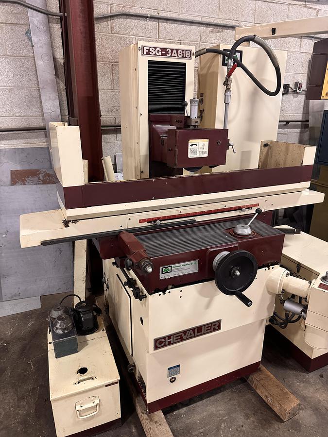 Used 8" X 18" CHEVALIER, FULLY AUTOMATIC HYDRAULIC SURFACE GRINDER
