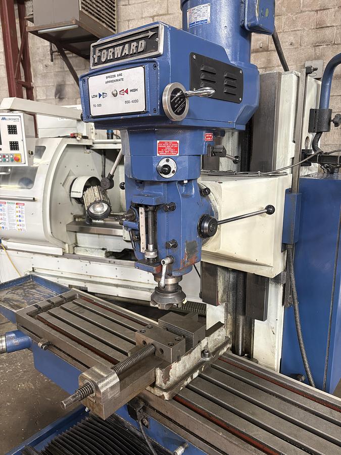 Used 12" x 60", FORWARD YS-6BVS, BED STYLE MILLING MACHINE