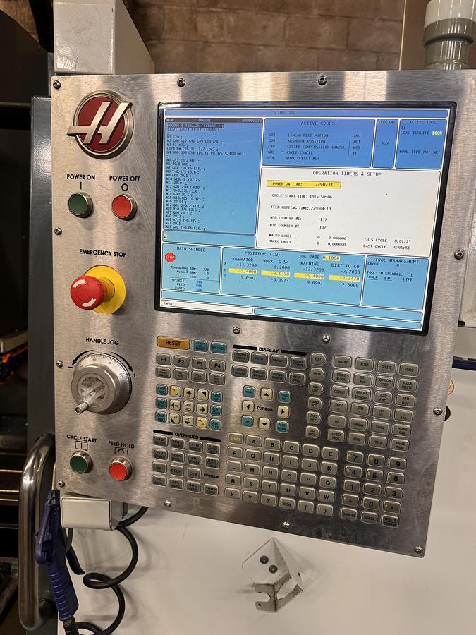 Used 30"X, 16"Y, 16"Z, HAAS, TM-1, 2012, CNC VERTICAL MILLING MACHINE