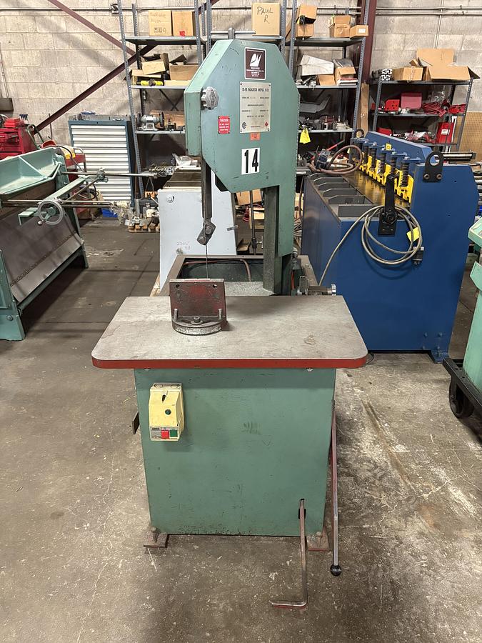 Used E-R MAIER, KM1012, ROLL IN BAND SAW