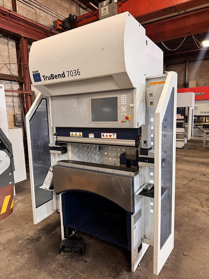 Used 40 TON X 40", TRUMPF, TRUBEND 7036 ELECTRIC CNC PRESS BRAKE, 2015