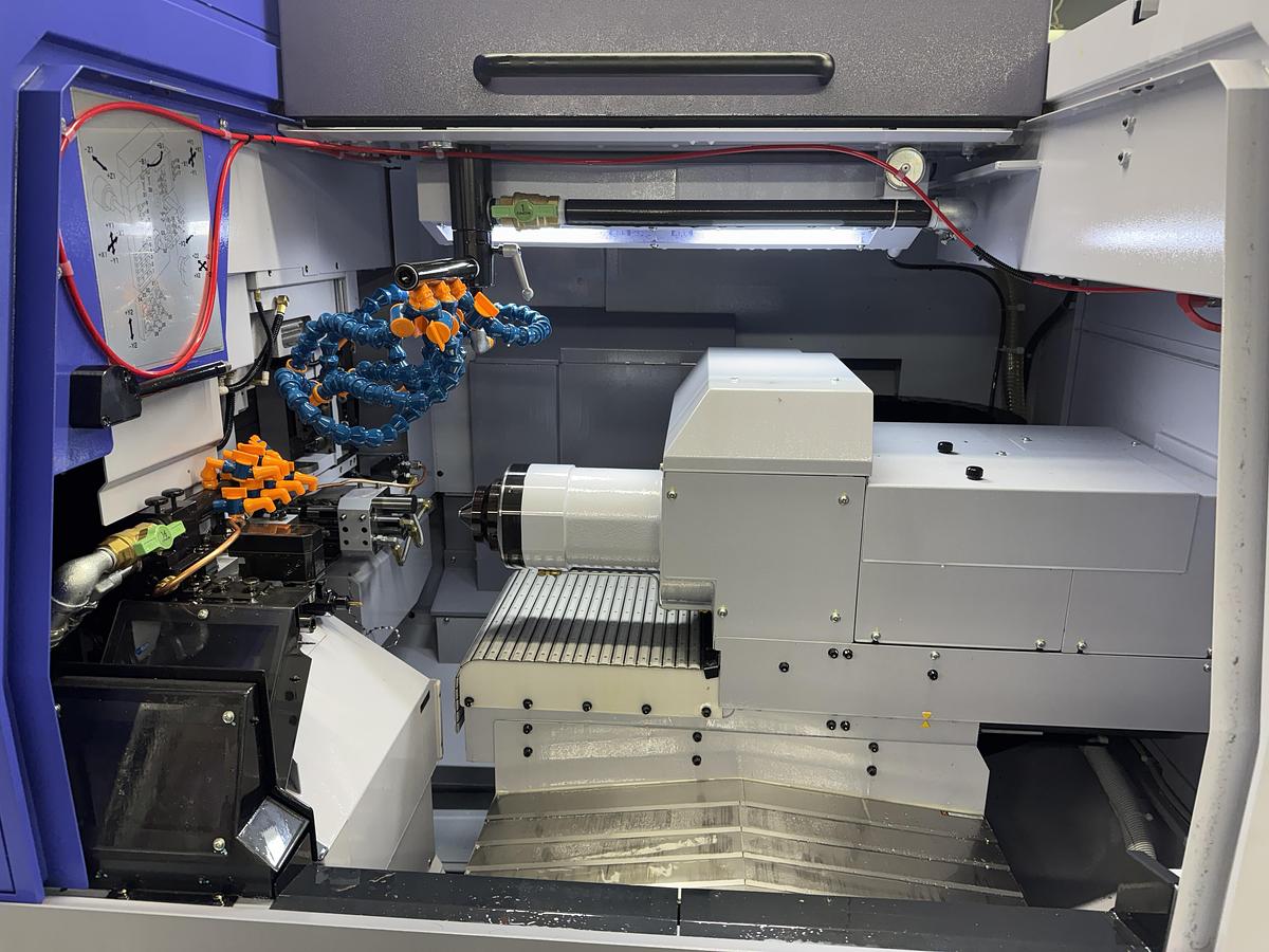 Used 2024 STAR MODEL SR-38B -10 AXIS CNC SWISS TYPE AUTOMATIC LATHE W/ BARFEED