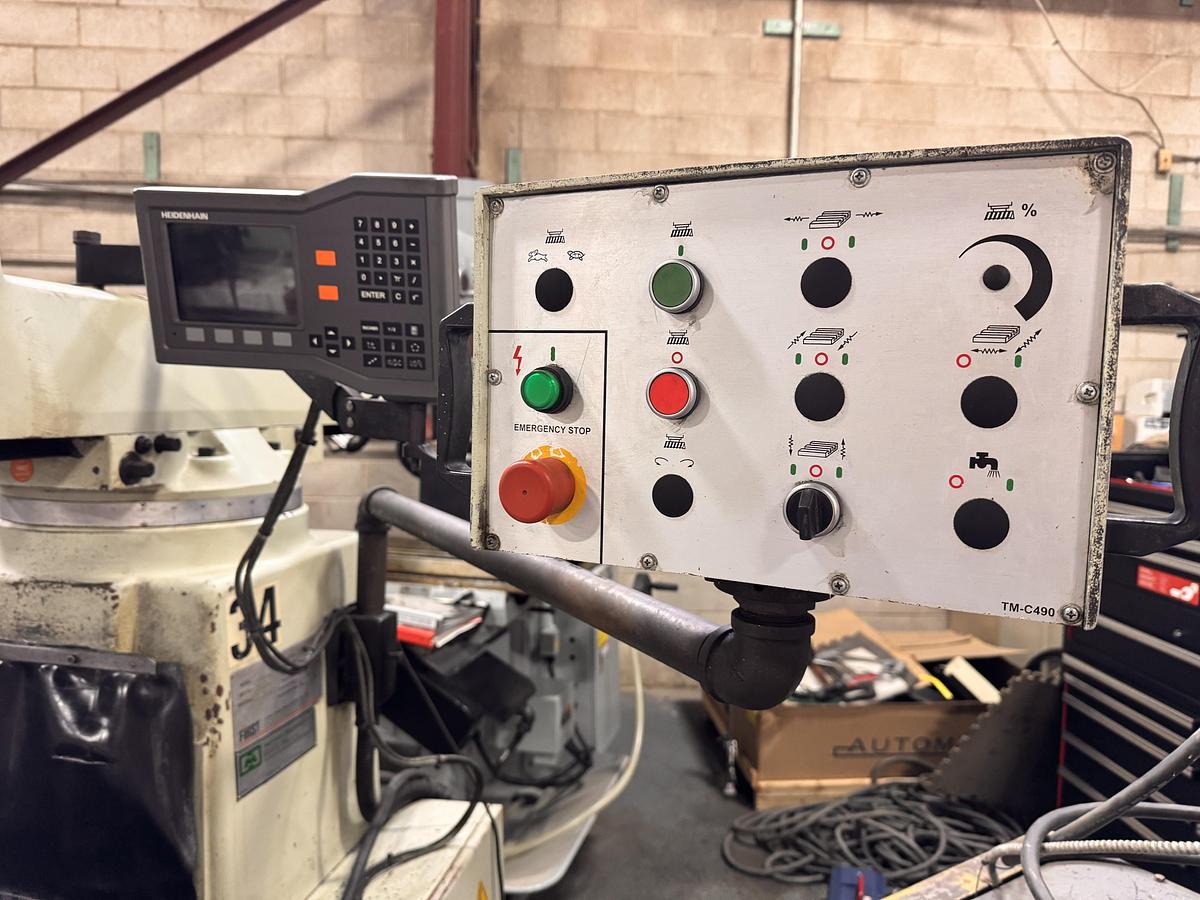 Used 10" x 50", FIRST, 2012, MODEL LC-185VS-B, VERTICAL MILLING MACHINE