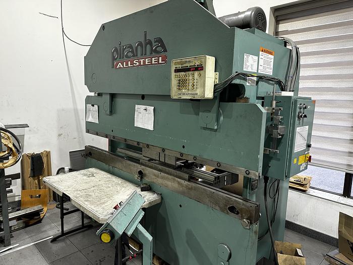 Used 65 TON X 8', PIRANHA / ALLSTEEL, CNC HYDRAULIC PRESS BRAKE