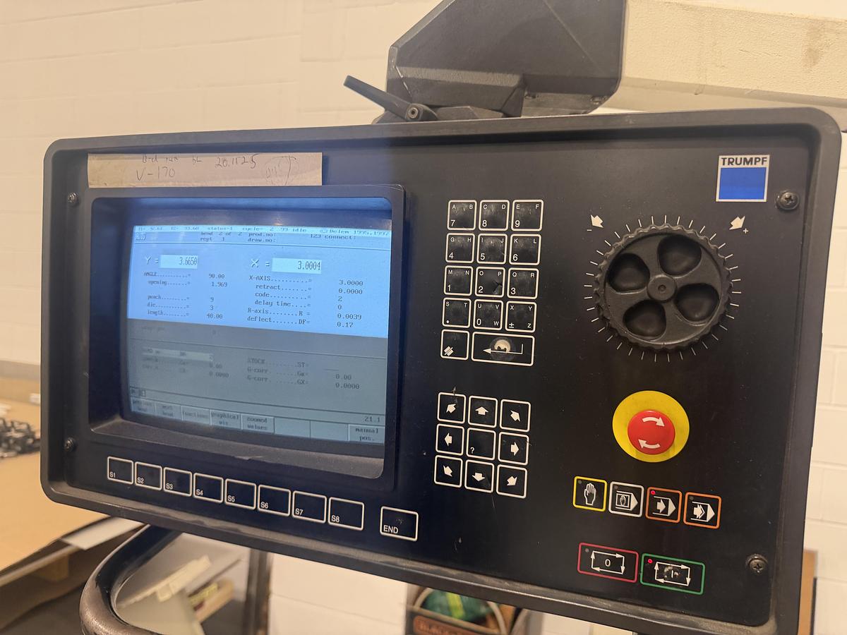Used 2000 TRUMPF TRUMABEND V170