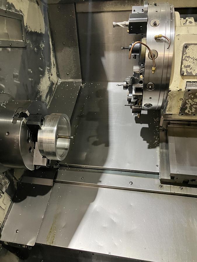 Used OKUMA CAPTAIN 470M CNC TURNING CENTER W/MILLING & TAILSTOCK, NEW 2003