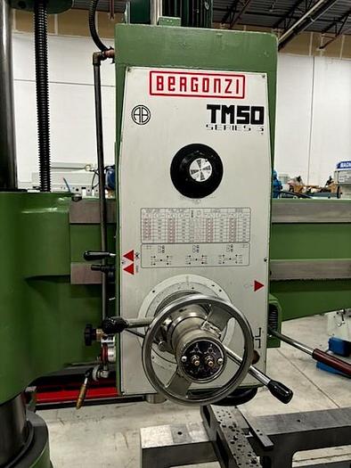 Used 5' ARM, BERGONZI, MODEL TM50/1600, RADIAL ARM DRILL