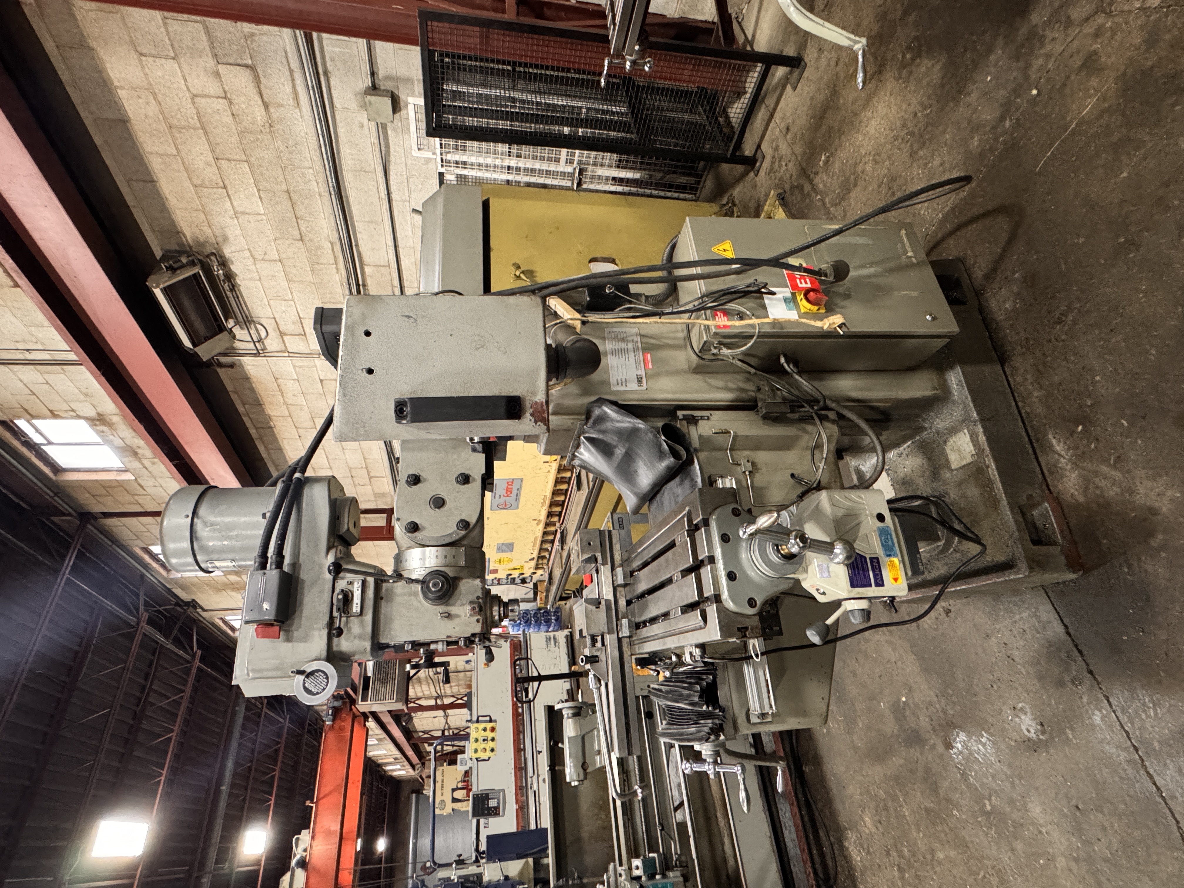 Used 10" x 50", FIRST, LC-185VSX-B, VERTICAL MILLING MACHINE