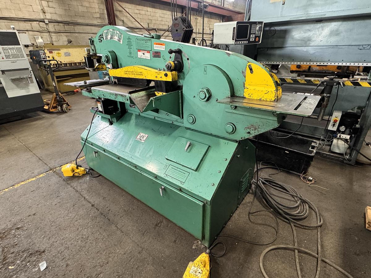 Used 90 TON, PIRANHA P90 HYDRAULIC IRONWORKER -2012