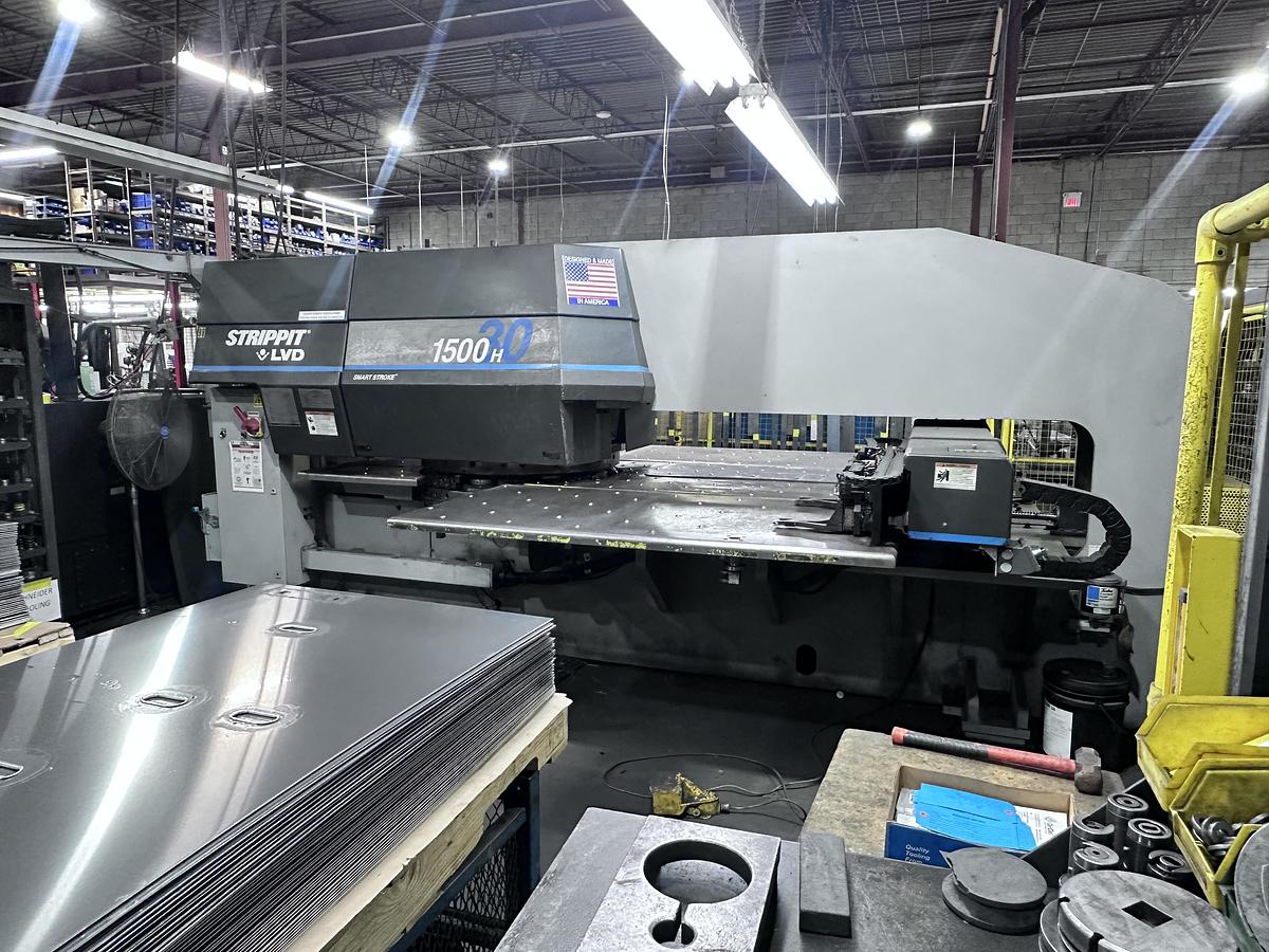 Used 33 TON, STRIPPIT, MODEL 1500H-30, CNC TURRET PUNCH