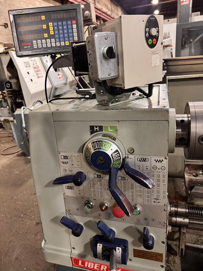 Used 13" X 40", LIBERTY, TOOLROM LATHE