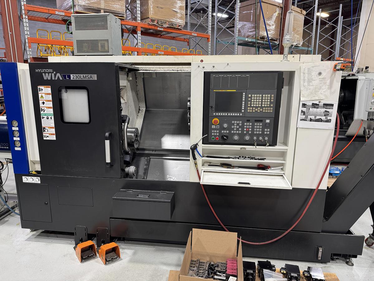 Used 2017 HYUNDAI-WIA LIVE TOOL SUB SPINDLE CNC LATHE