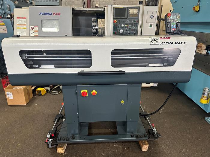 Used 5' LNS, ALPHA SL65 S BAR FEEDER, 2019, W/HAND REMOTE