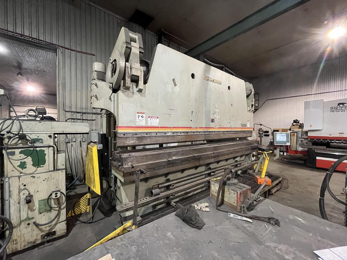Used ACCURPRESS 600 TON X 16' CNC PRESS BRAKE -2016