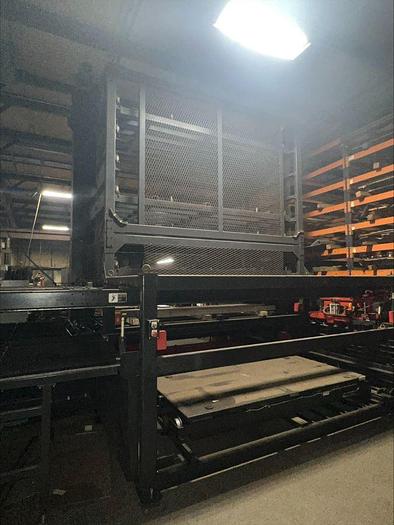 Used 2007 AMADA EMK 3510 NT FULL ELECTRIC CNC PUNCH WITH LOAD /UNL;OAD MATERIAL STORAGE TOWER