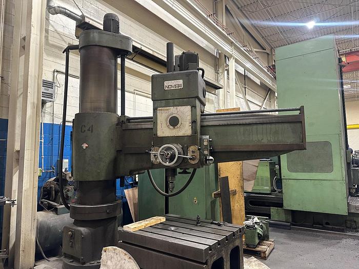 Used 7' ARM, NOVISA RADIAL ARM DRILL