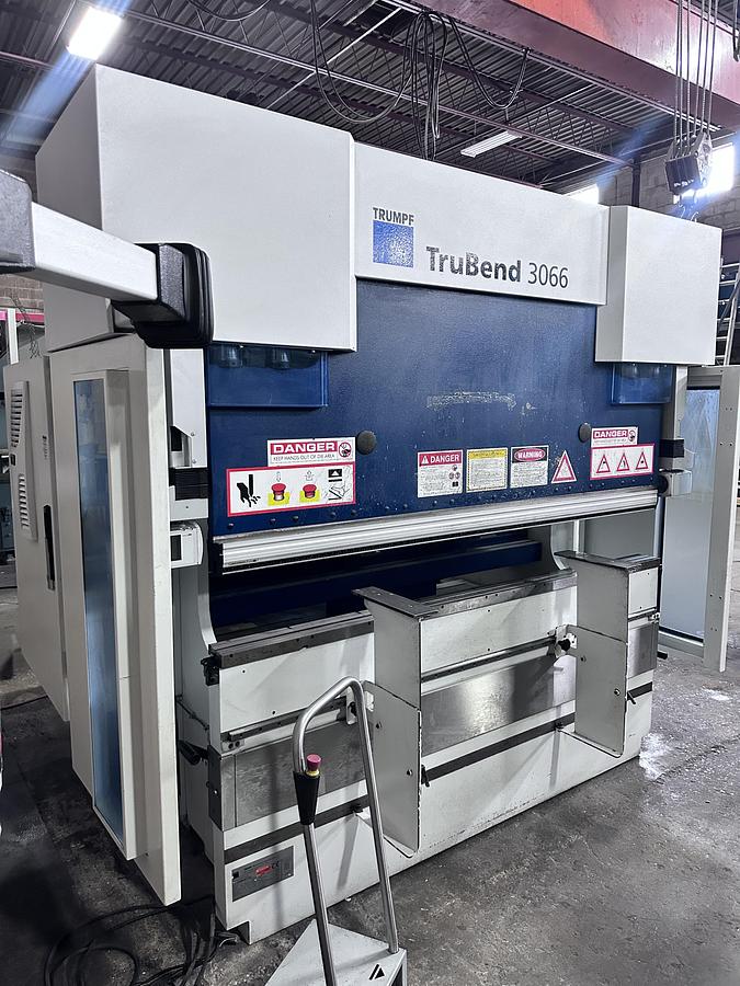 Used 73 TON X 82", TRUMPF TRUBEND 3066, CNC HYDRAULIC PRESS BRAKE - 2013