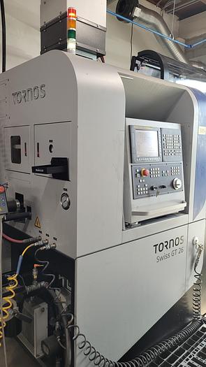 Used TORNOS, MODEL GT26, 2020, SWISS CNC LATHE