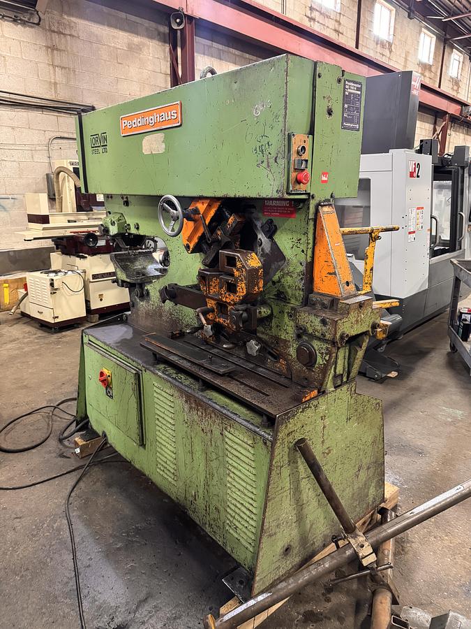 Used 66 TON / 110 TON PEDDINGHAUS, PEDDIMASTER 66/110H, HYDRAULIC IRONWORKER