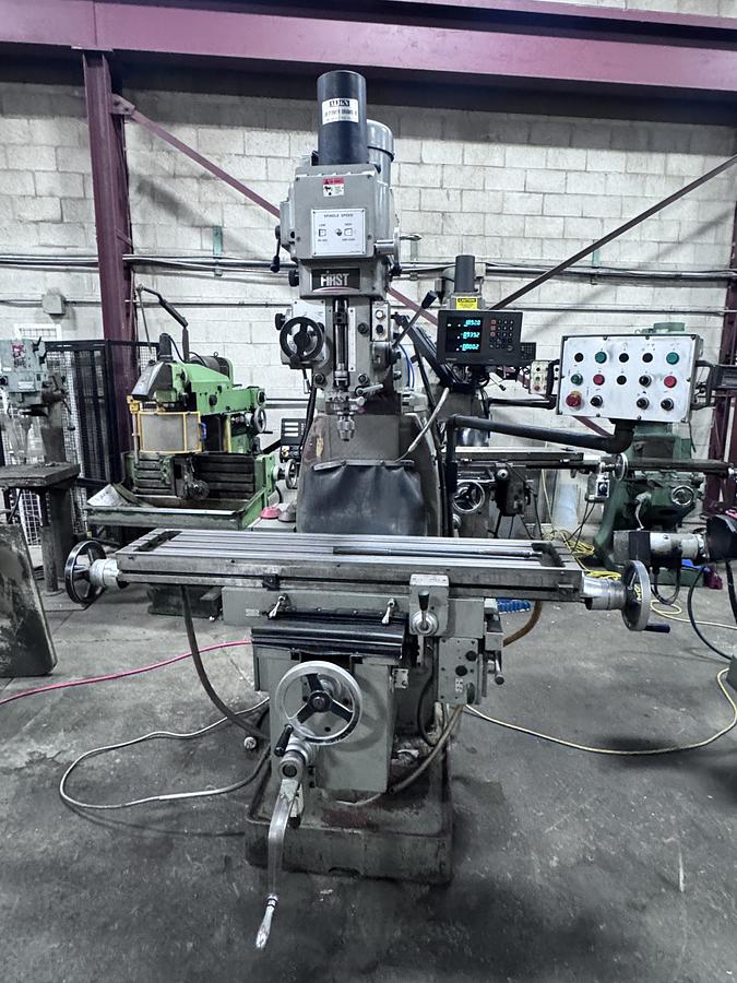 Used 10" X 51", FIRST, LC20-VSG, VERTICAL MILLING MACHINE