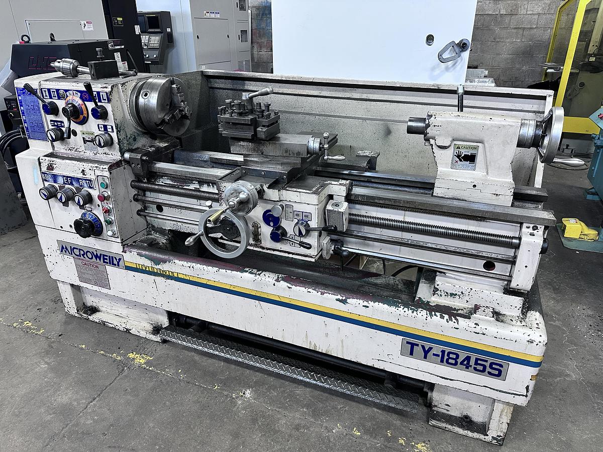 Used 18" X 45", MICROWEILY ,TY-1845S, TOOLROOM LATHE