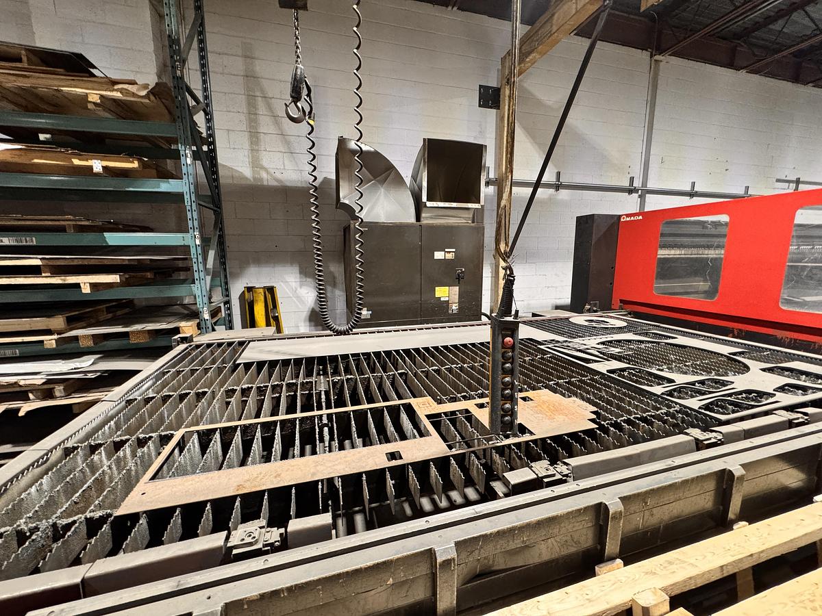 Used 6' X 13', 4KW, AMADA, FO-4020NT, CNC CO2 LASER - 2004