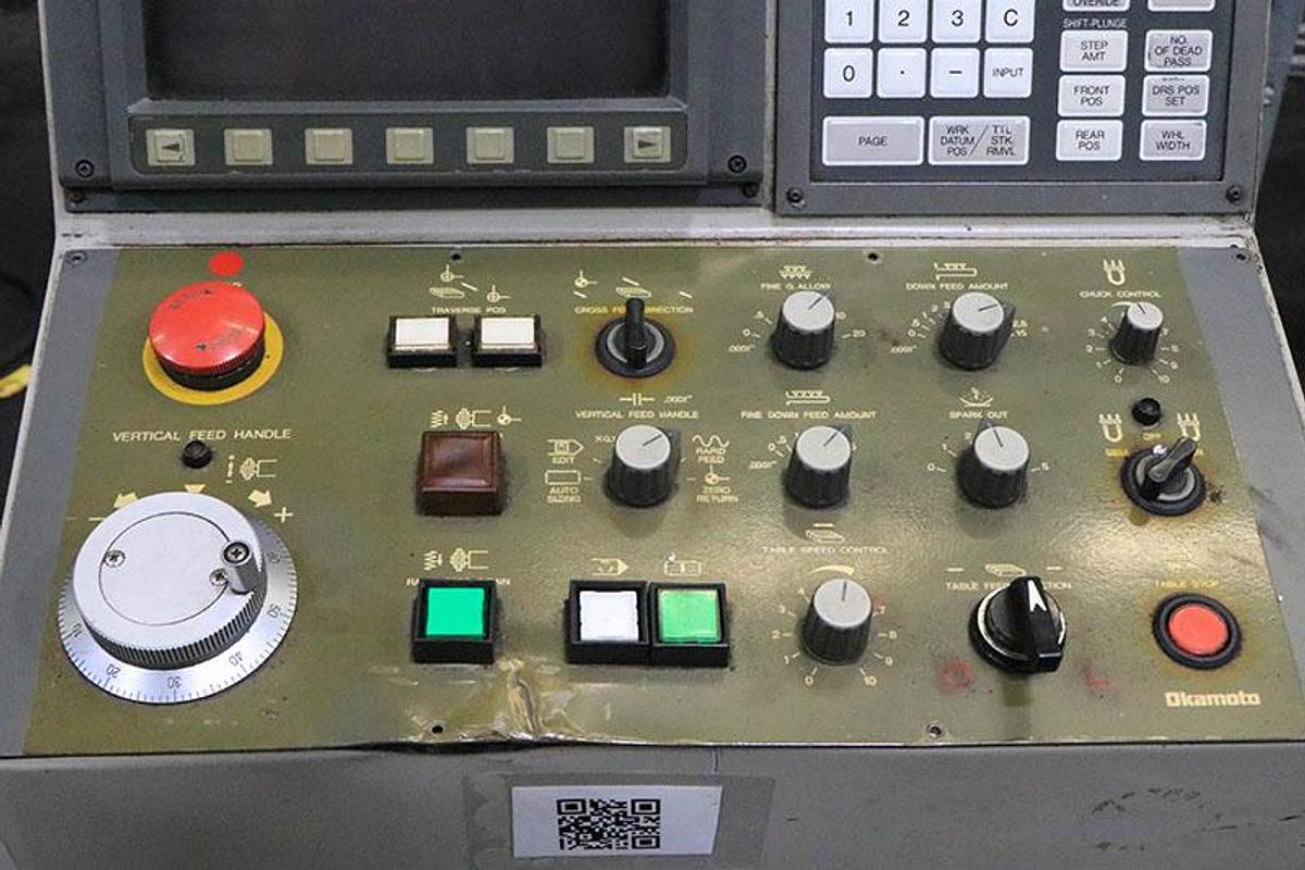 Used OKAMOTO ACC-20.36EX , 2001, FANUC MDI CONTROL HYDRAULIC SURFACE GRINDER