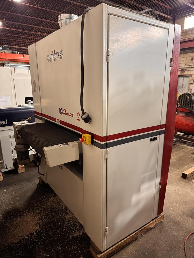 Used 36" MIDWEST SANDRIGHT, DEBURRING MACHINE, SINGLE HEAD