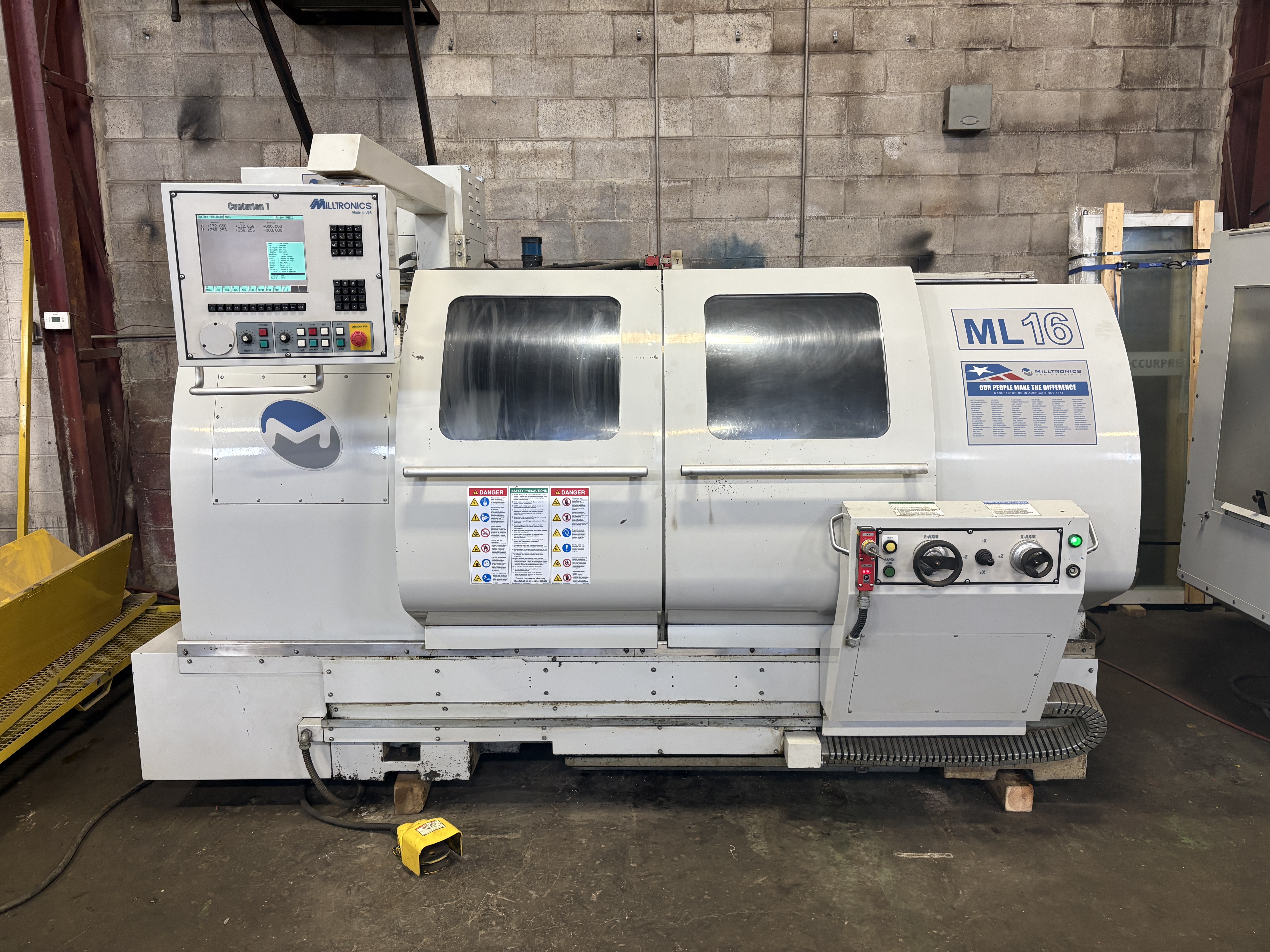 Used MILTRONICS ML-16, 2007, CNC TEACH LATHE