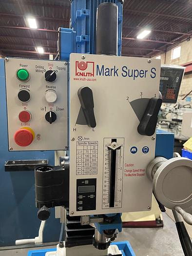 Used 9-1/2" X 31-1/2", KNUTH, MILLING & DRILLING MACHINE