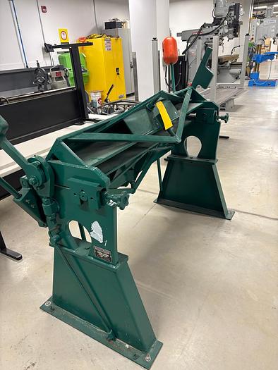 Used 12 GA. X 48" TENNSMITH, BOX & PAN FINGER BRAKE