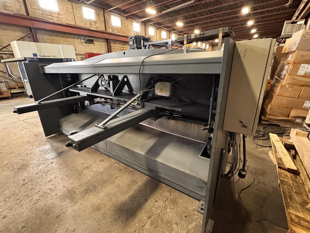 Used 10' X 1/4" HACO, HYDRAULIC SHEAR, 2006