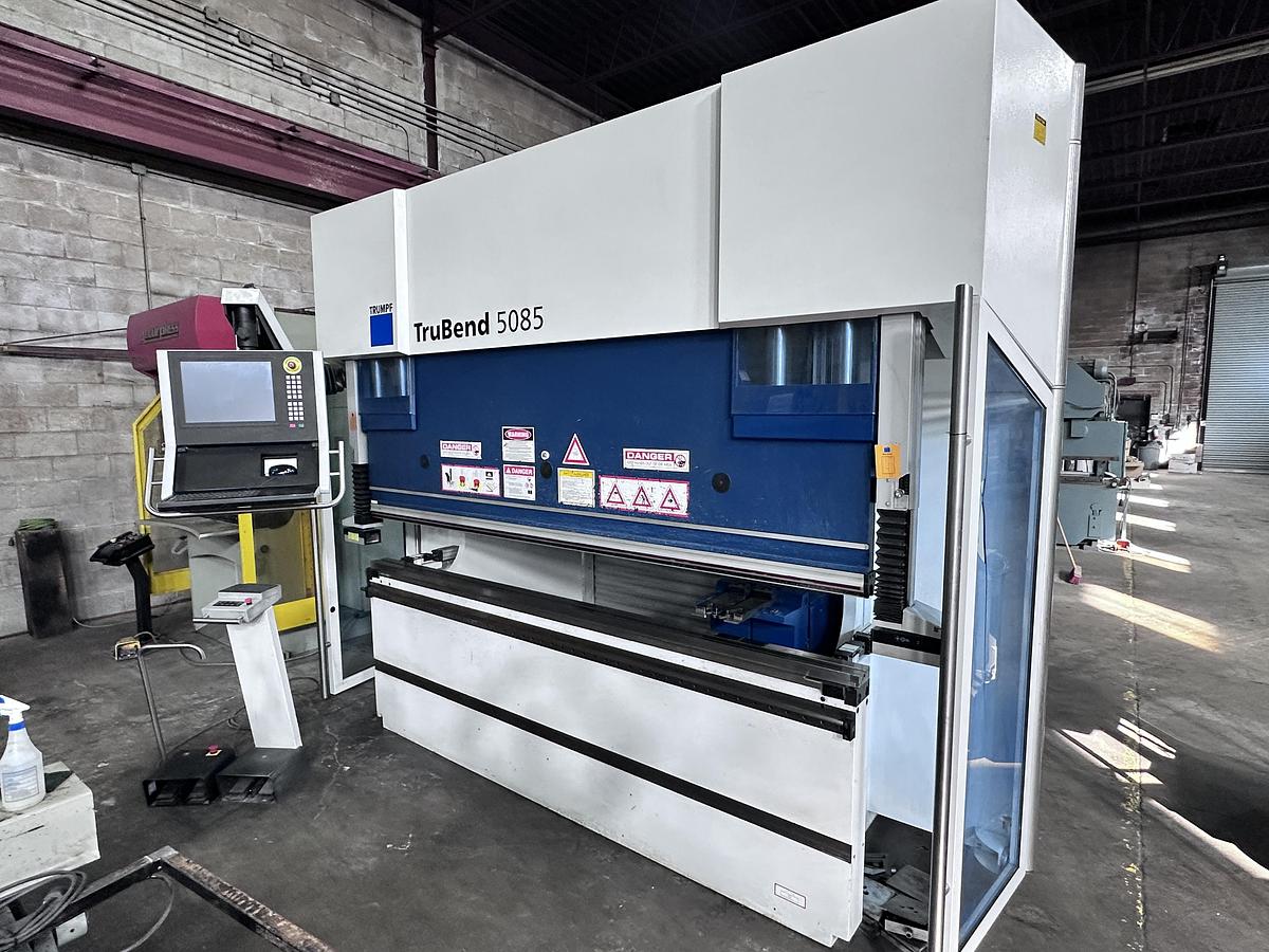 Used 94 TON X 107", TRUMPF, 2012, MODEL TRUBEND 5085, CNC HYDRAULIC PRESS BRAKE