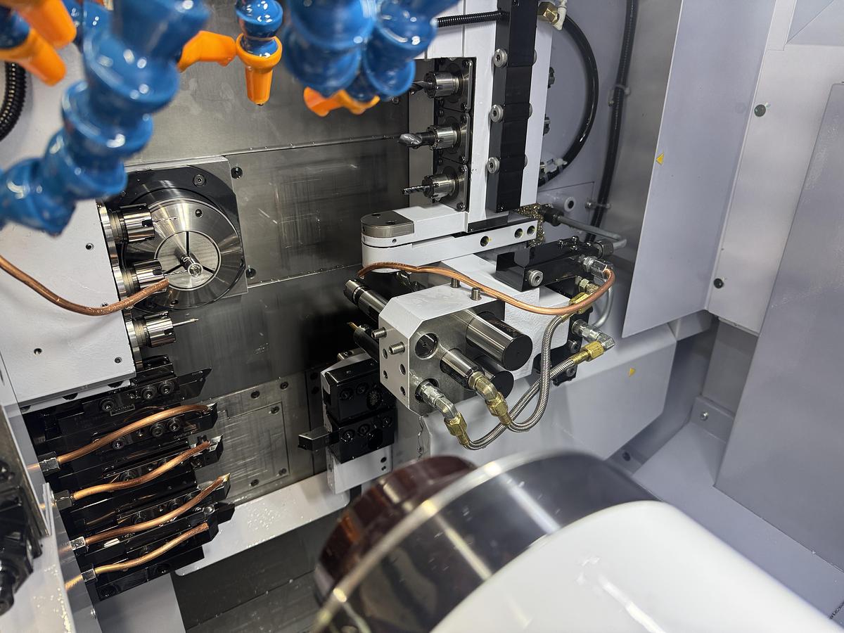 Used 2024 STAR MODEL SR-38B -10 AXIS CNC SWISS TYPE AUTOMATIC LATHE W/ BARFEED