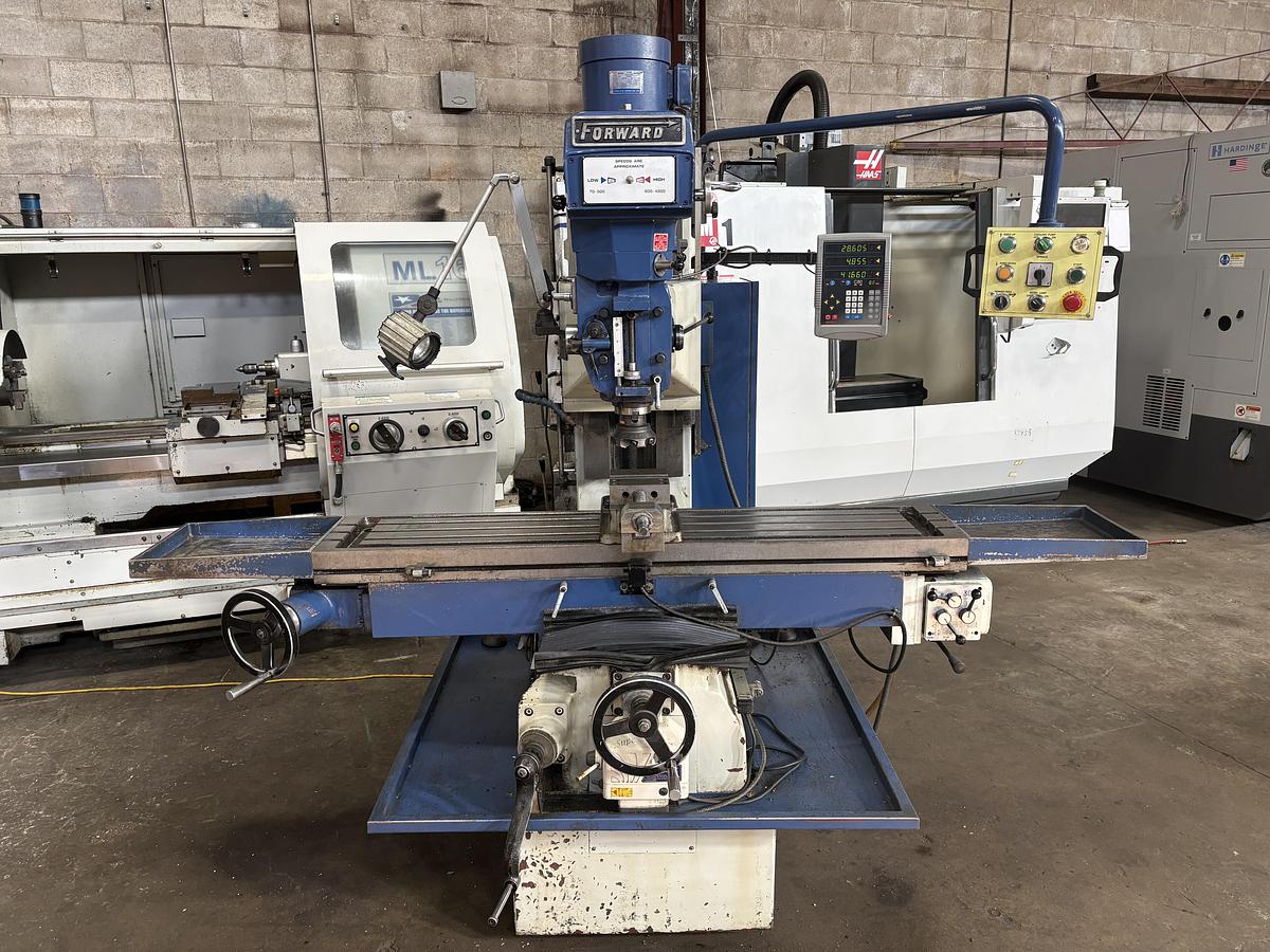 Used 12" x 60", FORWARD YS-6BVS, BED STYLE MILLING MACHINE