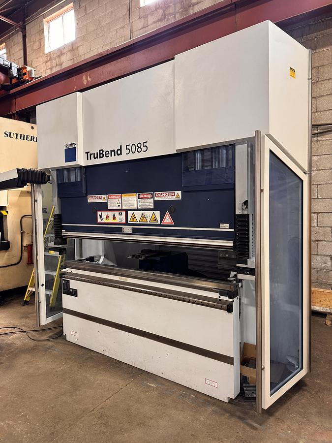 Used 86 TON X 87", TRUMPF, 2017, MODEL TRUBEND 5085, CNC HYDRAULIC PRESS BRAKE