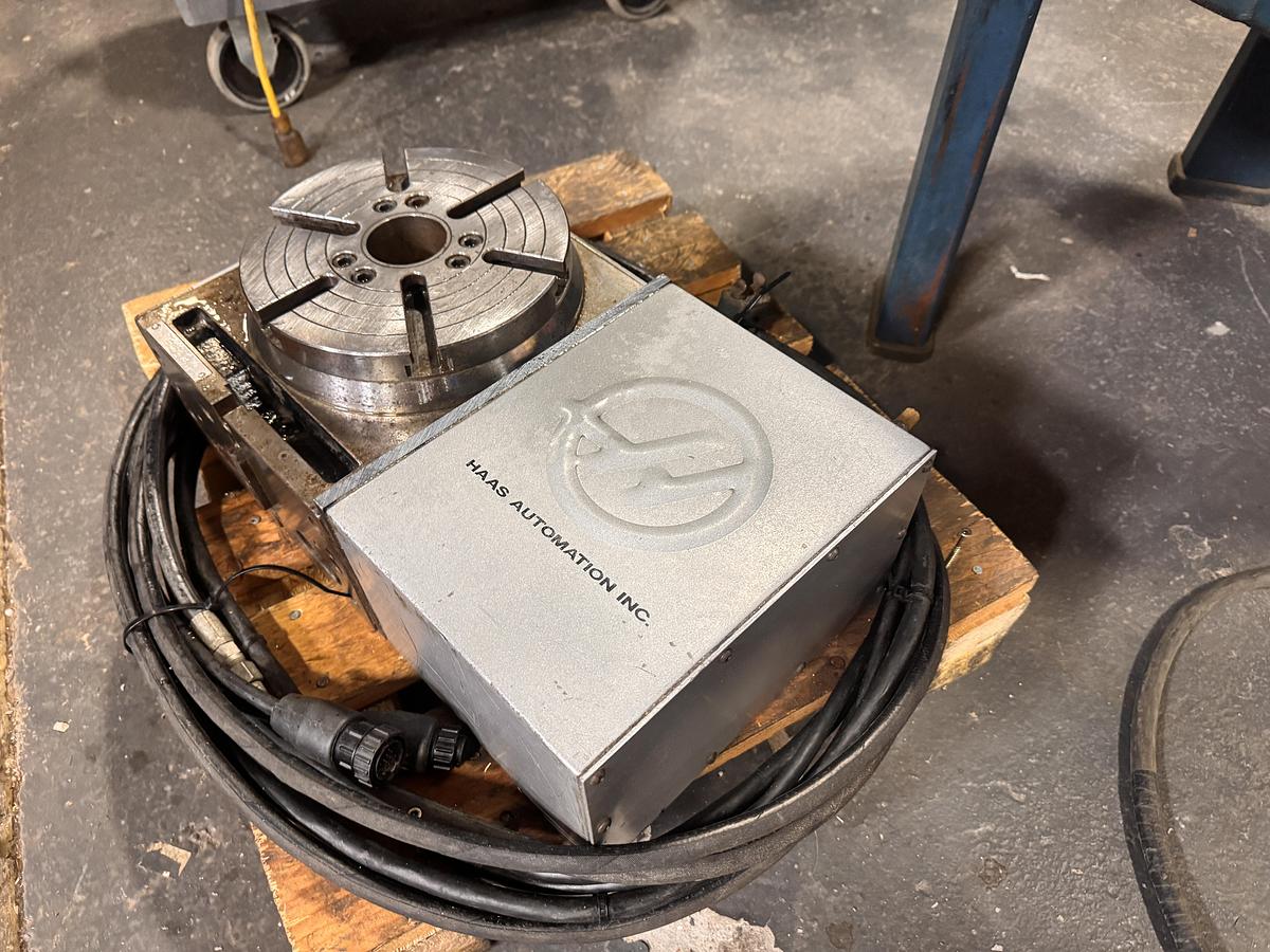 Used 8", HAAS , MODEL HRT210H, 4TH AXIS ROTARY TABLE